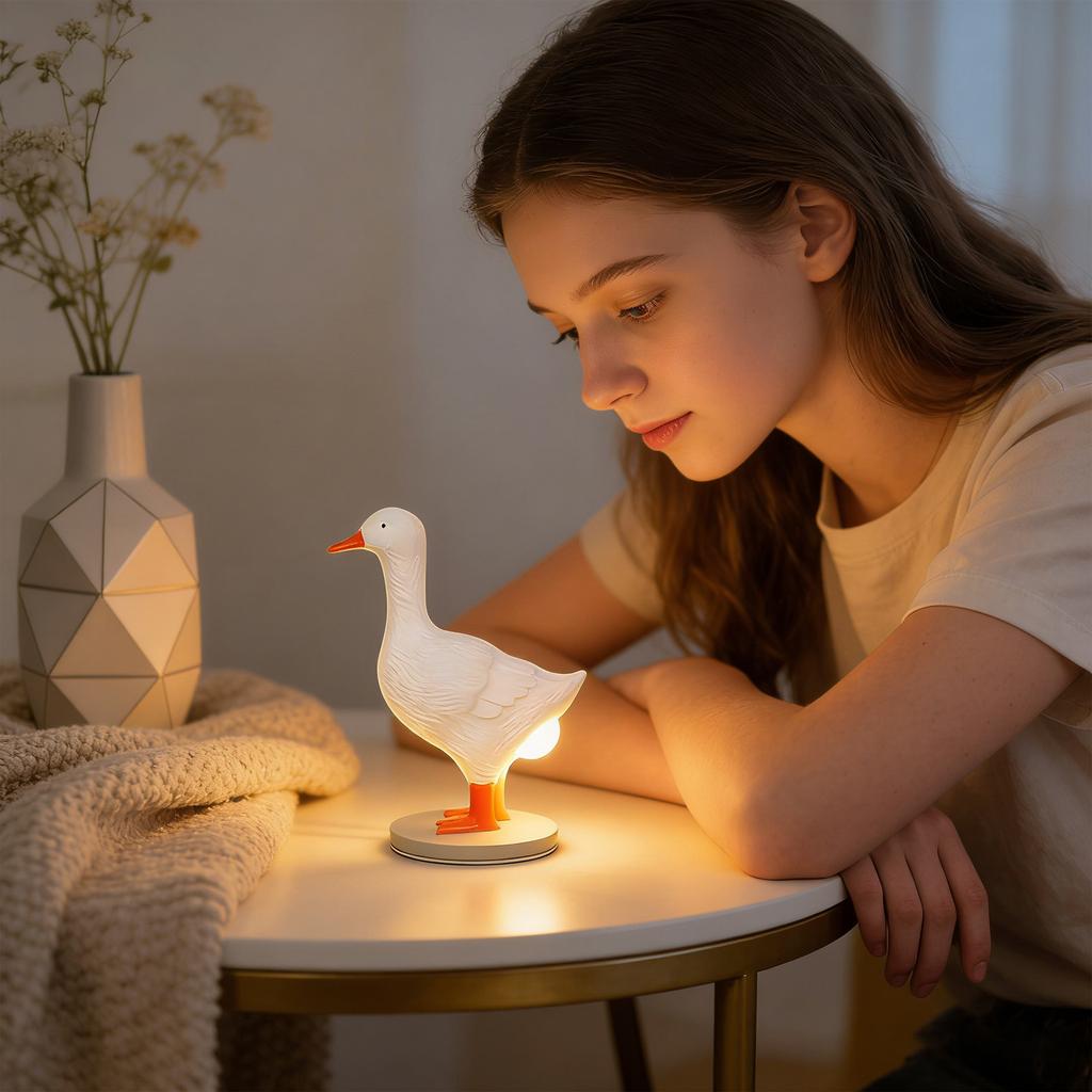 Desk Egg Lamp Funny Egg Resin Night Light Lifelike Table Lamp With USB Birthday Gifts (Desk )