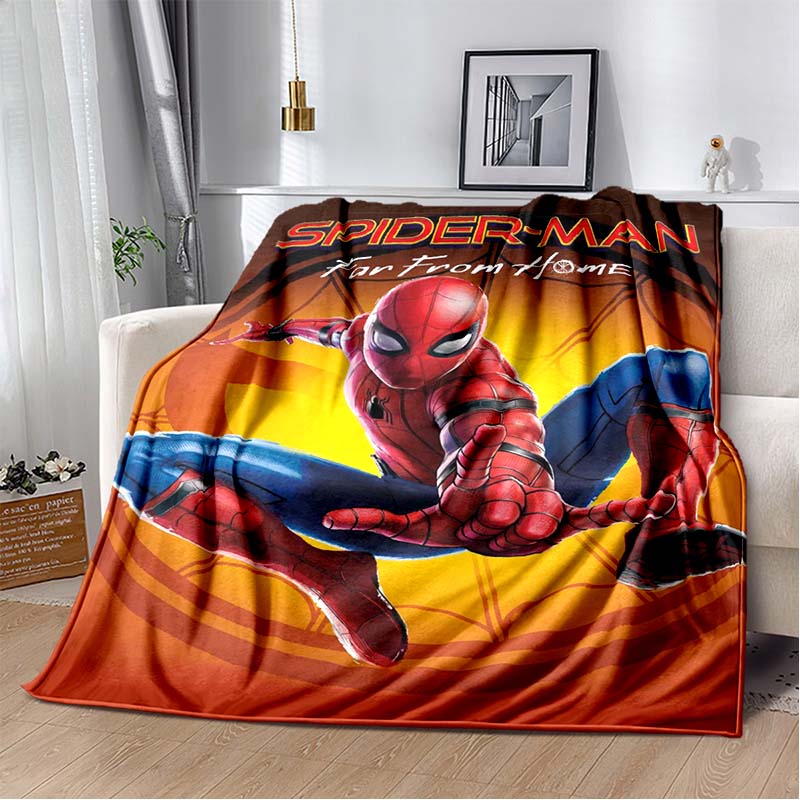 2026 New Spider-Man DIY Printed Blanket, Living Room/Bedroom Shawl, Suitable for Home, Office and Leisure Use, and Can Also Be