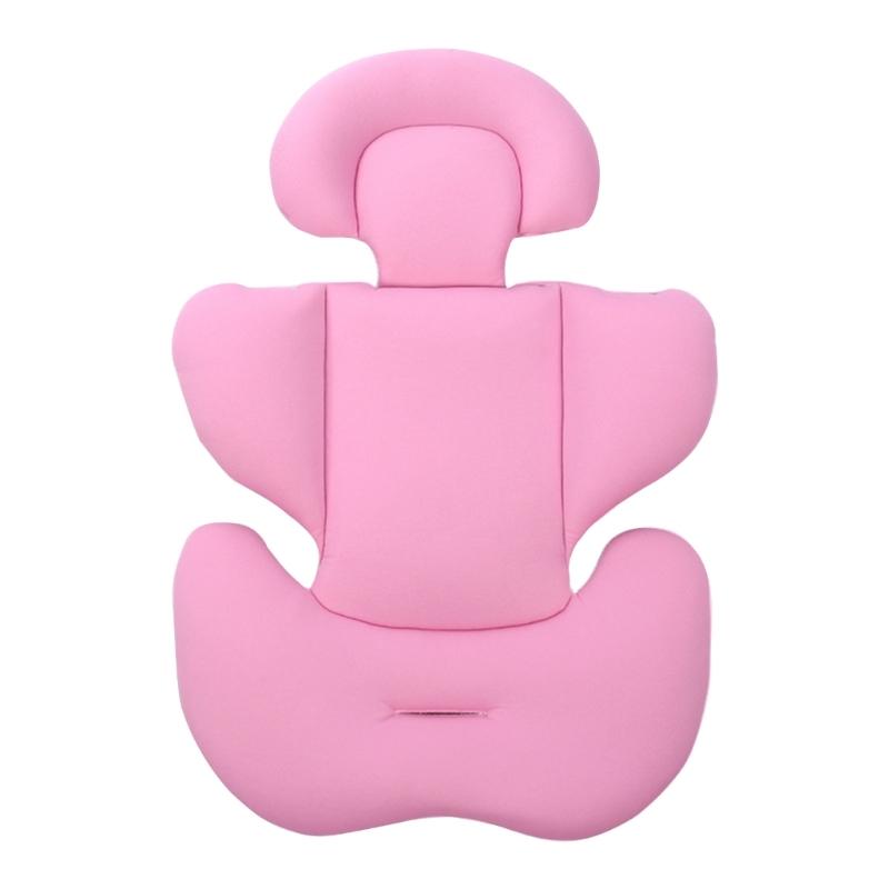 Solid Color Baby Stroller Pad Car Seat Cushion Breathable Infant Seat Pad Mattress Pushchair Dinning Chair Accessory