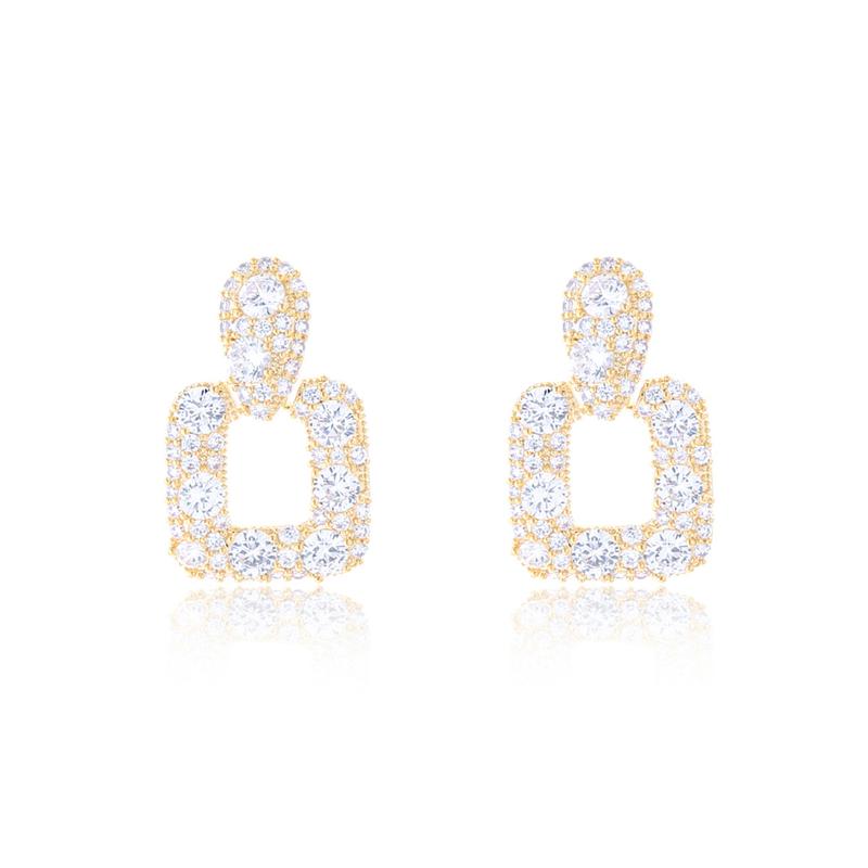Barbie earrings Shining geometric classic simple plain circle design, exquisite and stylish, versatile for daily commuting, exquisite BBE716478 золотой