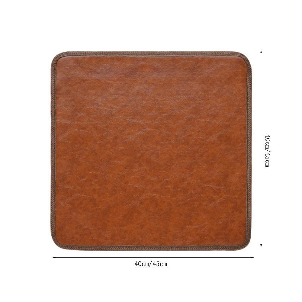 40×40cm/45×45cm PU Leather Seat Cushion High Resilience Seat Cushion Pad Chair Seat Pad