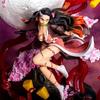 Demon Slayer Nezuko Blood Burst Figure Gk Anime Statue Cherry Blossom Moon Decor Desk Ornament Collectible Gift Figurine Model