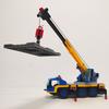 Compatible Sets City Series Building Blocks 60409 Yellow Mobile Construction Crane Excavator Car Children's Toys Assembling Gift