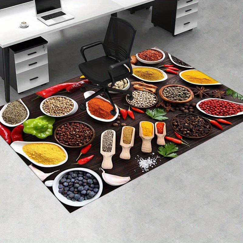 1 Stück. Weicher, bequemer Teppich für Bürostuhl zu Hause, dekorative Fußmatte, Outdoor-Geschenk, rutschfeste Bereichsteppiche, Küche, Esszimmer, Schlafzimmer, Wohnzimmer, Teppich