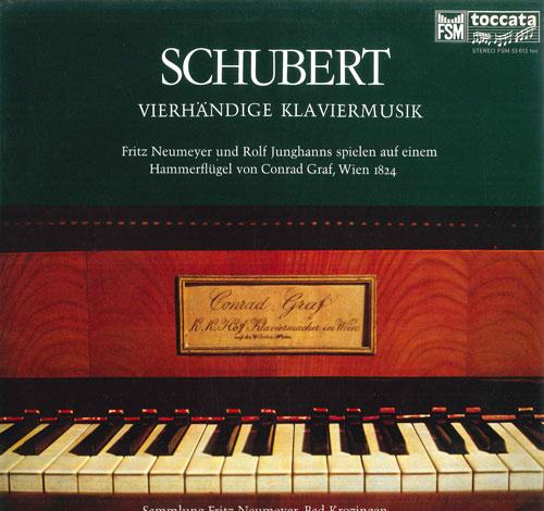 LP Record FRITZ NEUMEYER, ROLF JUNGHANNS - Schubert Vierhandige Klaviermusik FSM53612 TOCCATA 1976 Germany Classical Used