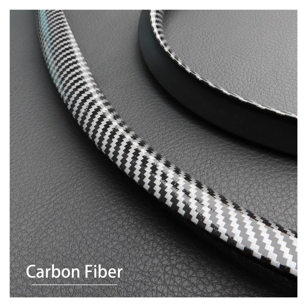 1.6M Universal Carbon Fiber Dashboard Rubber Sealing Strip Tool Car Windshield Dash Soundproof Sealant Car Accessories