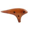 Ocarina 12 Hole Alto C Flute Wind Instrument Natural Sound Easy To Learn Early Childhood Education