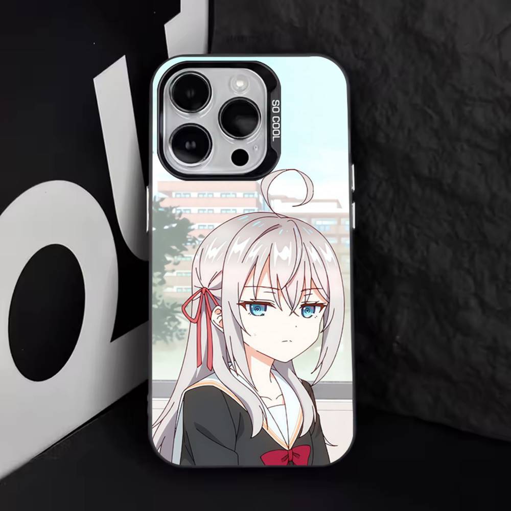 Cute Alya Anime Hot Phone Case For iPhone 17,16,15,14,13,12,11,Pro,Max,Plus,E,Air,Mini Black Tpu Cover
