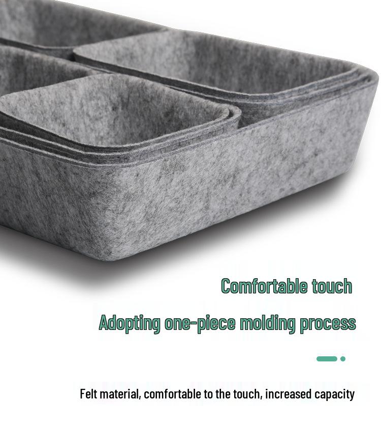 Felt Molded Cat Bed & Storage Box with Eco-Friendly Lampshade Design