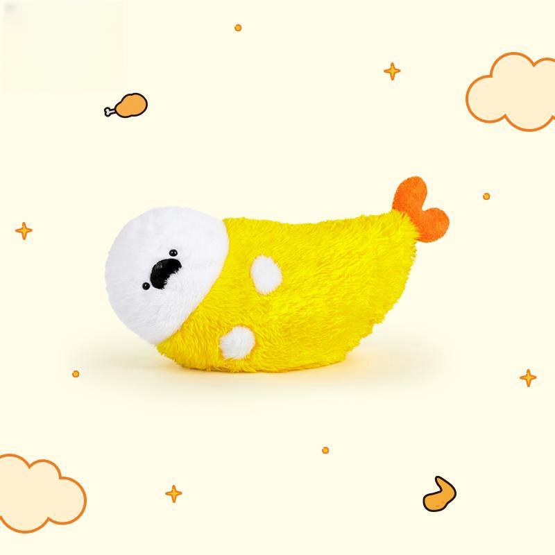 70cm Seal Plush Toy Soft Stuffed Animal Chubby Fried Shrimp Sushi Seal Pillow Home Decro Kawaii Peluche Children Birthday Gift