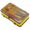 13 Grid Double Sided Fishing Tackle Box Placing Baits Plastic Tackle Box Waterproof Portable Lure Storage Container
