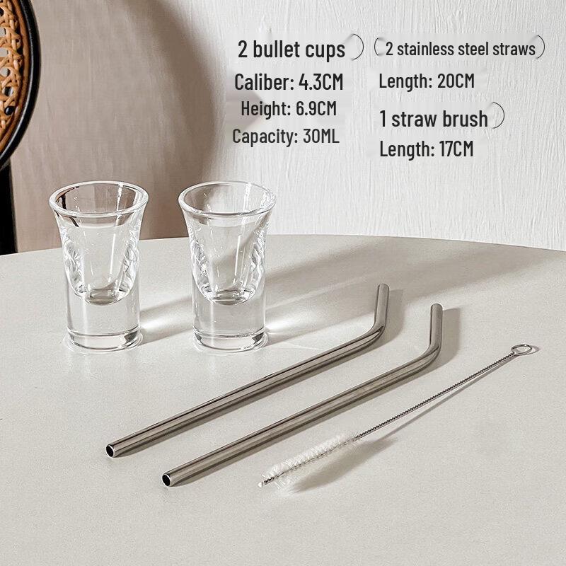 Star-Marked Glass Shot & Cocktail Set