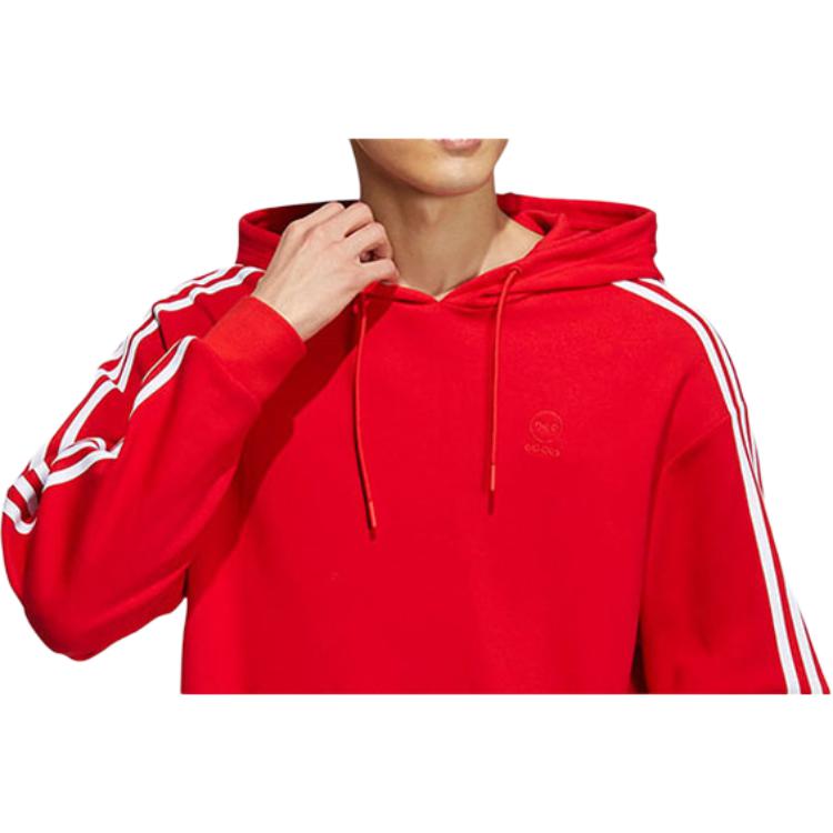 Adidas Neo Sweatshirts Men's Red Hooded Moderate Regular IA6890