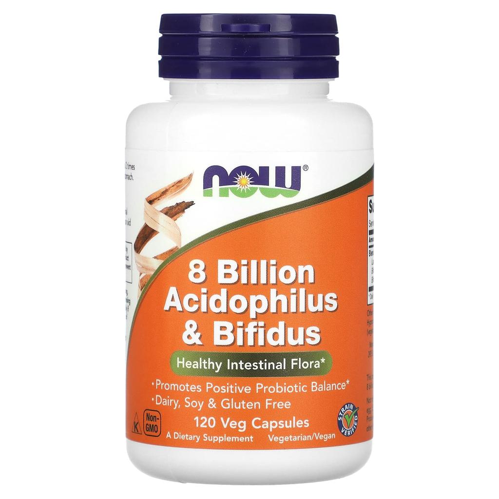 8 Billion Acidophilus and Bifidus, 120 Veggie Capsules