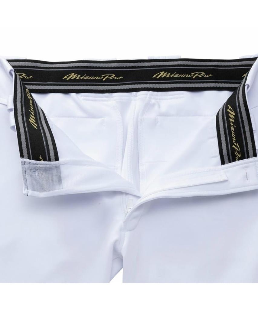 Baseball Practice Pants Stretch Practice Pants Short Fit Type L White [Mizuno] (Short) - Men's