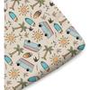 Vintage Surf Fitted Baby Crib Sheets Boy Girl 52"x28" Retro Surfboard Sun Palm Trees Bus Soft Crib Mattress Covers Hawaiian Tropical Beach Surfing