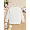 European sizes Kids' Fashionable Comfortable Cute Unicorn Holding Star Print Crew Neck Sweatshirt | Casual Style, Slight Stretch Fabric