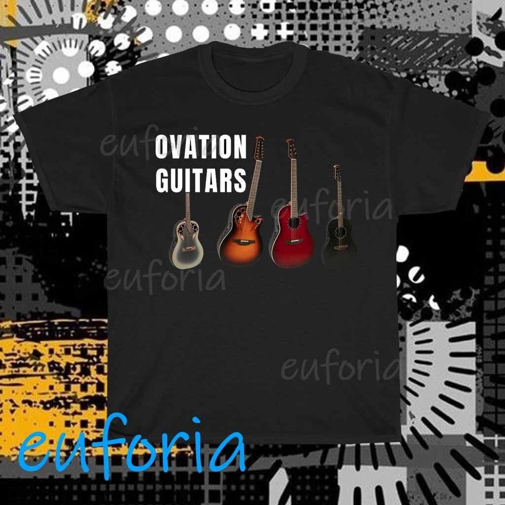 Футболка с логотипом Ovation Guitar Company, смешная, размеры от S до 5XL L