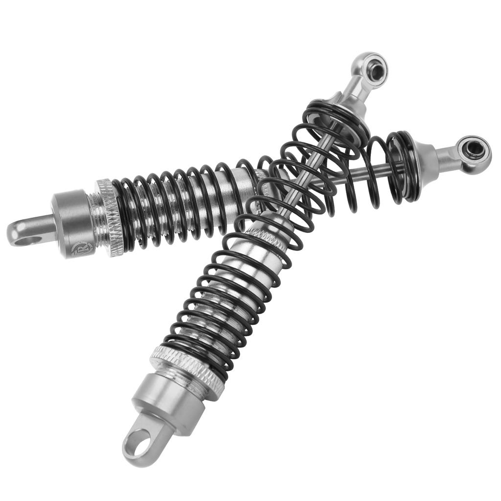 2Pcs 108mm RC Metal Shock Absorber Damper Set for HSP  RGT  Himoto  Redcat 110 RC CarSilver