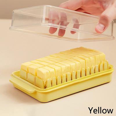 Butter Cheese Cutter Storage Box With Lid Household Kitchen Baking Food Butter Refrigerator Fresh Keeper Container Baking Tool