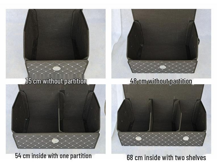 Multifunctional Car Trunk Organizer with Logo