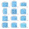 Light and Shadow Geometric Resin Casting Silicone Mold Woman Keychain Decorative Pendant Earrings Mold for DIY Crafts
