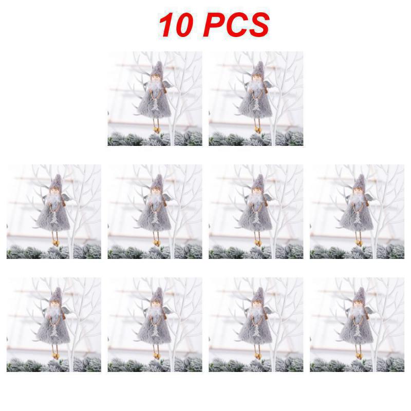 1~10PCS New Year Christmas Elf Doll  Kids Gift Xmas Tree Decor Plush Angel Pendant Christmas Decor 2024 Navidad Home Decor