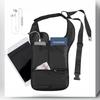 1Pcs Men'S Chest Bag Shoulder Bag Anti-Pry Organizer Hidden Underarm Bag Inspector Leather Case Tablet Card Holder Wallet