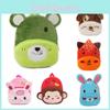 Cute Plush Toddler Kid Backpack With Cartoon Animal Pattern Comfortable For Boys And Girls!
