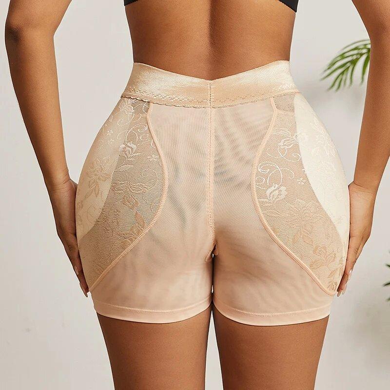 Shapewear Women High Waist Panty Control Panties Body Shaper Seamless Brief Lace Hip Lifte Padded Booty Shaper Hip Enhancer