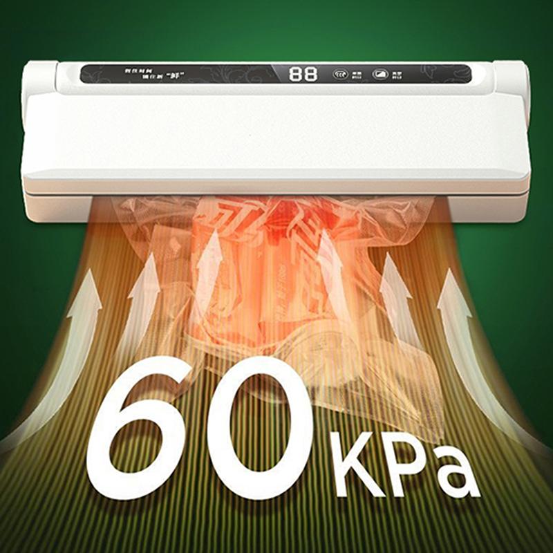 3-In-1 Vacuum Sealing Machine Food Vacuum Packaging Machine Small Household Fully Automatic Sealing Plastic Sealing Machine