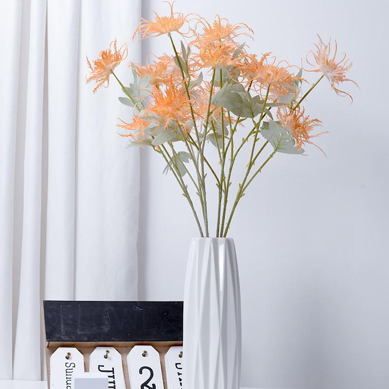 Artificial Eryngium Foetidum Plastic Flowers With Creative Craft For Event Use