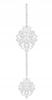 Z16 GARLAND Pendant Decoration OPENWORK GLAMU Decor White