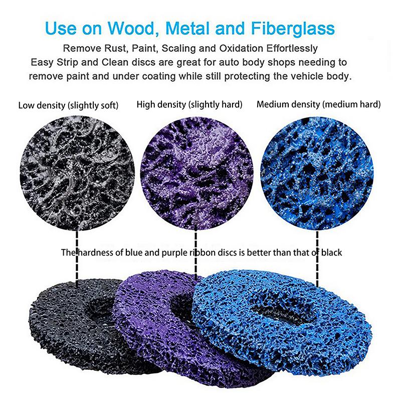 4/4,5/5 palců 1 ks Lamelový lešticí kotouč z nylonových vláken 800 zrnitost Pro úhlovou brusku Na leštění dřeva a kovu