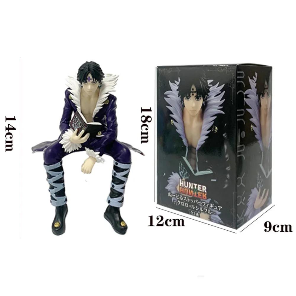11.5-14cm Hunter×Hunter Anime Figure Kurapika Action Figure Chrollo Illumi Hisoka Figurine Collection Noodle Stopper Model Toys