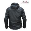MOTO BASE Model Windproof and Waterproof Motorcycle Windbreaker Spring/Autumn Jacket/Protection Jacket/MBWB-01 (Black/Red/L)