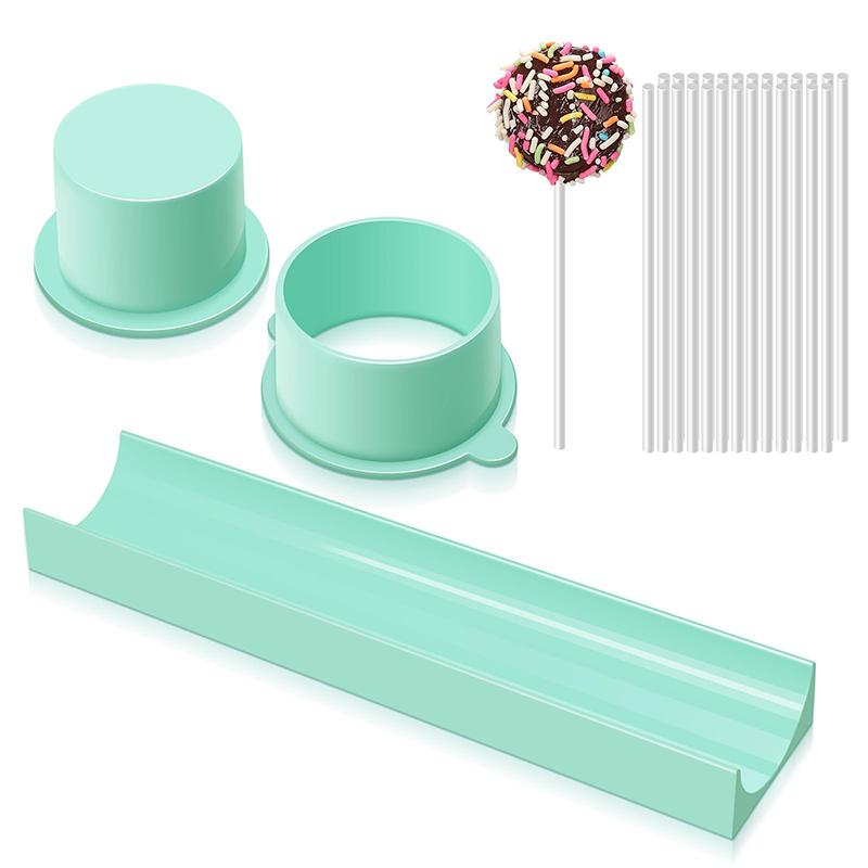 2/3pcs/set Round/Heart/Star/Flower Lollipop Mold Plastic Cookies Cakepop Mould DIY Fondant Cake Decorating Tools Baking Supplies
