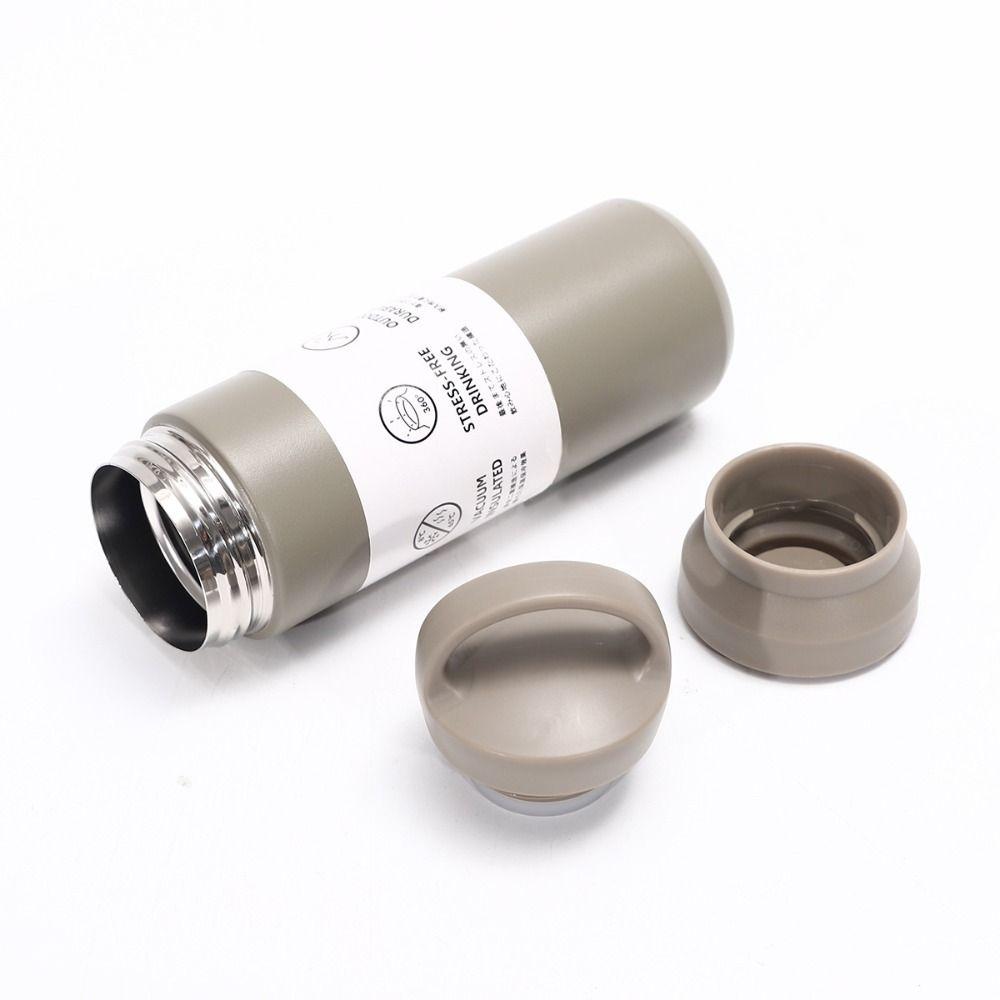 Edelstahl Mattierte Thermos Teetasse 500ML Isolierte Wasserflasche Outdoor-Sport