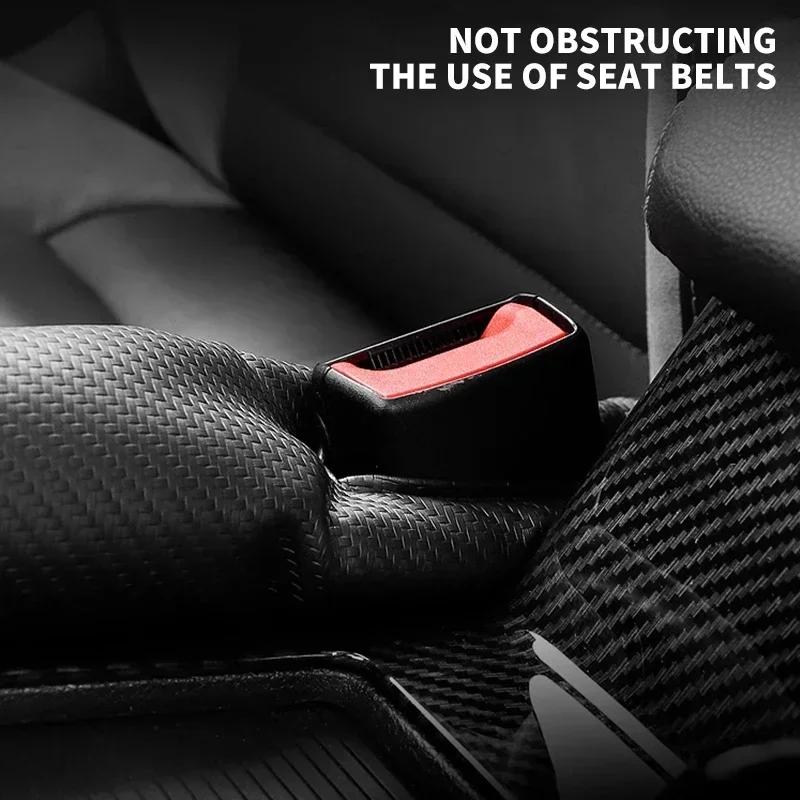 Carbon Fiber Car Interior Seat Gap Plug Filler Pad For Nissan Qashqai X-Trail T32 Juke Tiida Leaf 350Z Rogue Murano Nismo Logo