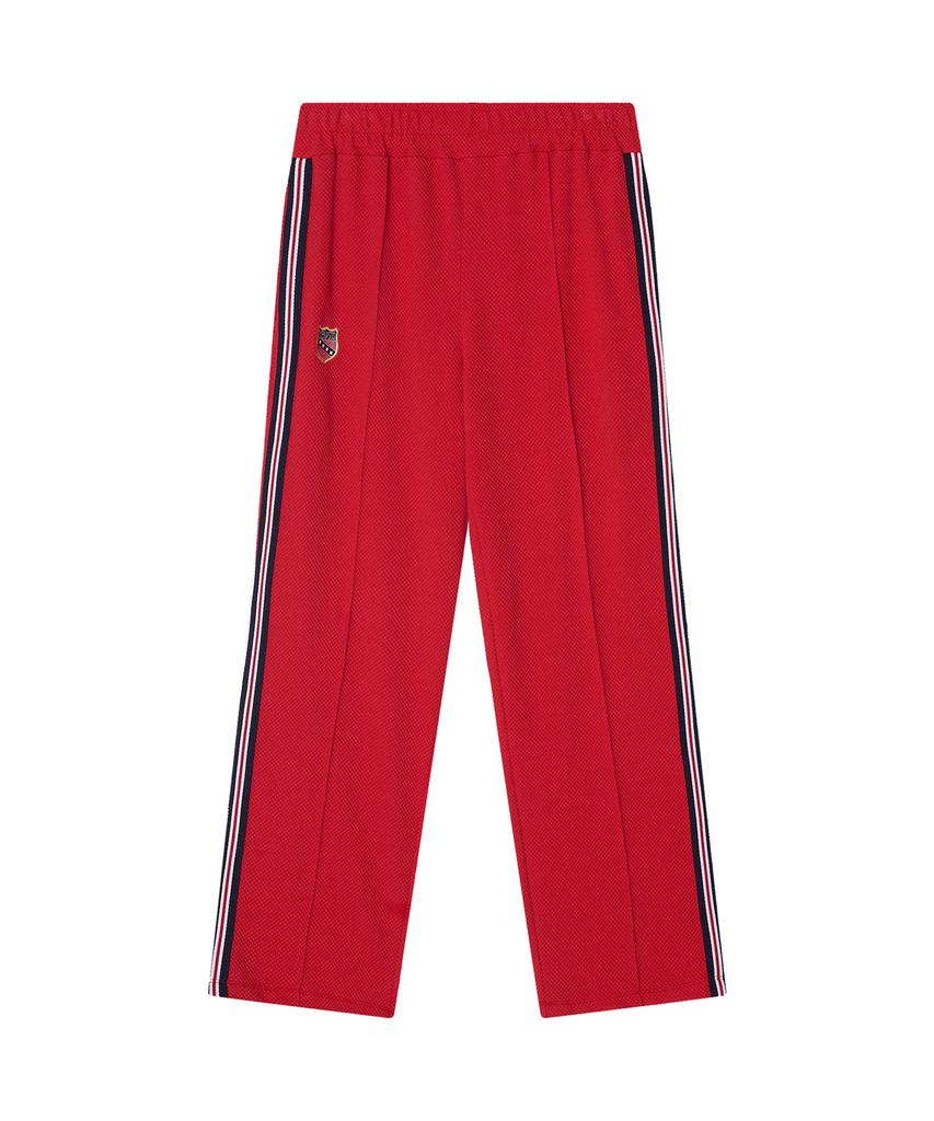 Minasu Waffle Wide Pants_Red