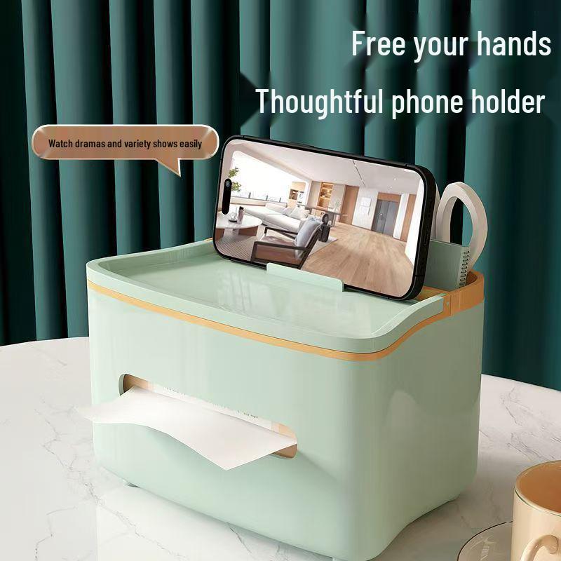 

Роскошная коробка для салфеток: Многофункциональное хранение для гостиной и журнального столика белый