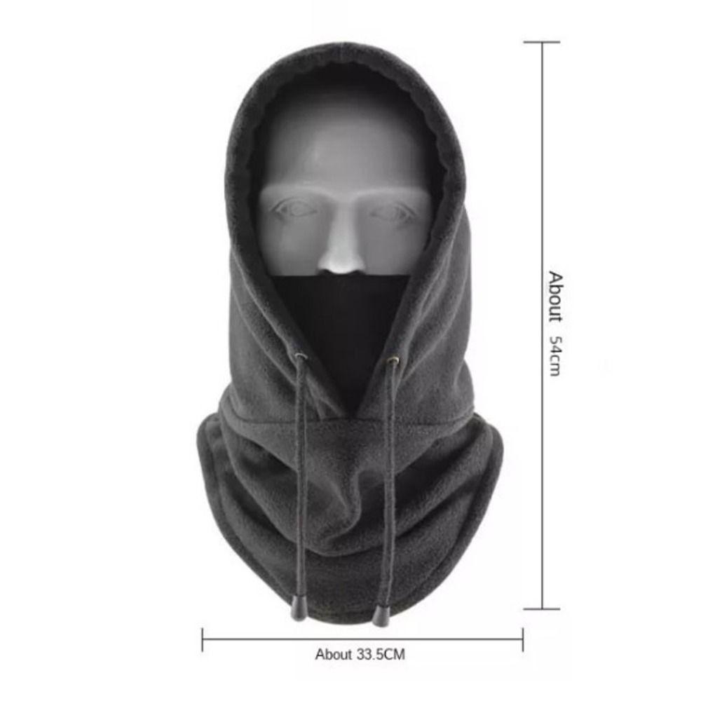 Warm Polyester Winter Hat Winter Warmer Full Face Ski Mask Caps Windproof Balaclava for Women Man