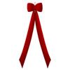 Christmas Festive Decor 150cm Velvet Bow With Rich Red And Burgundy For Celebration Events