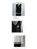 Gilet Maglione Originale Academy da Uomo con Scollo a V - Maglieria Autunno/Inverno in Caldo Stile Uniforme Scuro