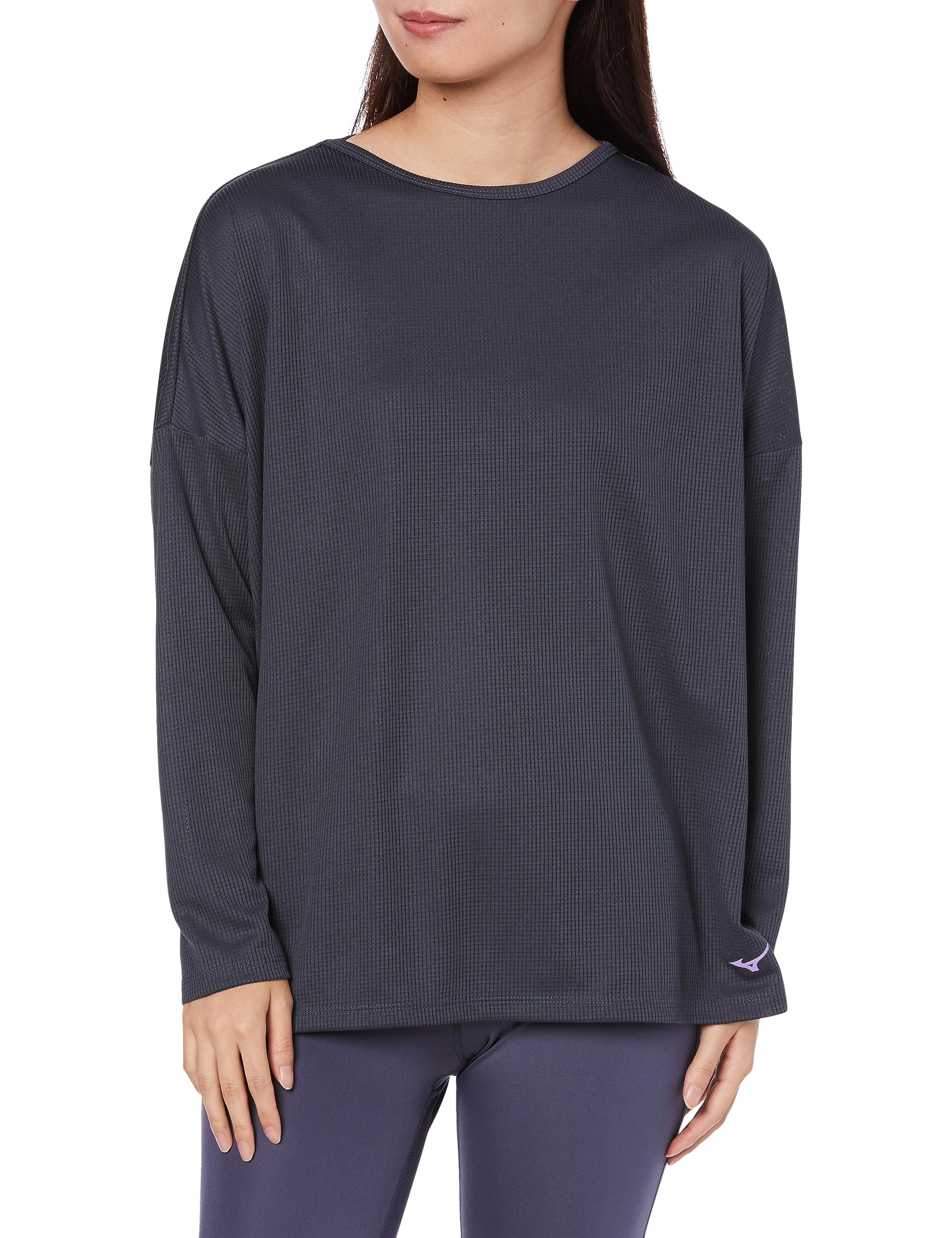 

Mizuno Dry Aeroflow Training Highly Ombre Size 32MAA871 Women s T-Shirt, Breathable, Blue-Gray,