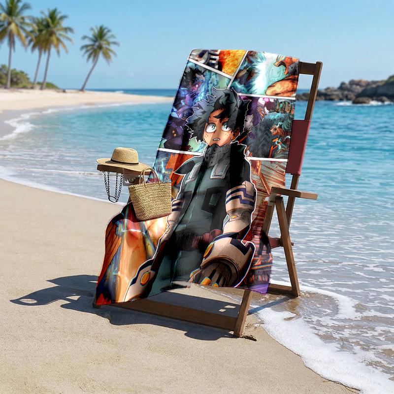 Deku Fashion Beach Towel: Ideal for Summer Adventures Soft, absorbent and quick drying suitable for swimming and bathing