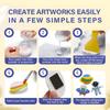 Arts and Crafts Set Painting Kit Unpainted DIY Dinosaur Space Projects Creative Blank Model Toys Graffiti Montessori Educational