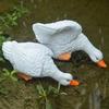 Duck Statues Landscape Ornament - Farm Animal Simulation Model Statue Toy, Chicken Duck Goose Figurine Sculpture, Home Decor