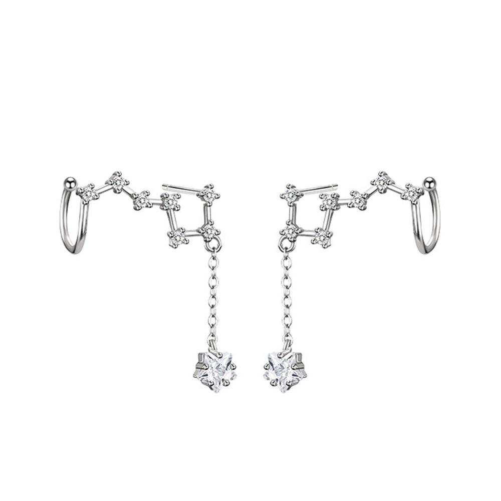 Big Dipper Seven Star Necklace Light Luxury Design Sense Tassel Mori Exquisite Clavicle Chain Light Luxury Advanced