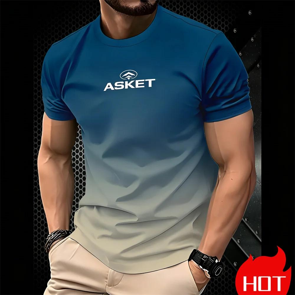 

Fashion Summer 3D Gradient Letter Print Men s T Shirt Hip Hop Trend Harajuku Streetwear Casual O-neck Oversized T-shirts Men Top S